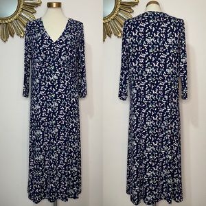 Woolovers Marlow Spot Printed Maxi Dress